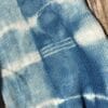 il_fullxfull.2371711459_f2x7.jpg Hand dyed organic indigo shibori  sockblank. Sockweight superwash merino with nylon blend.