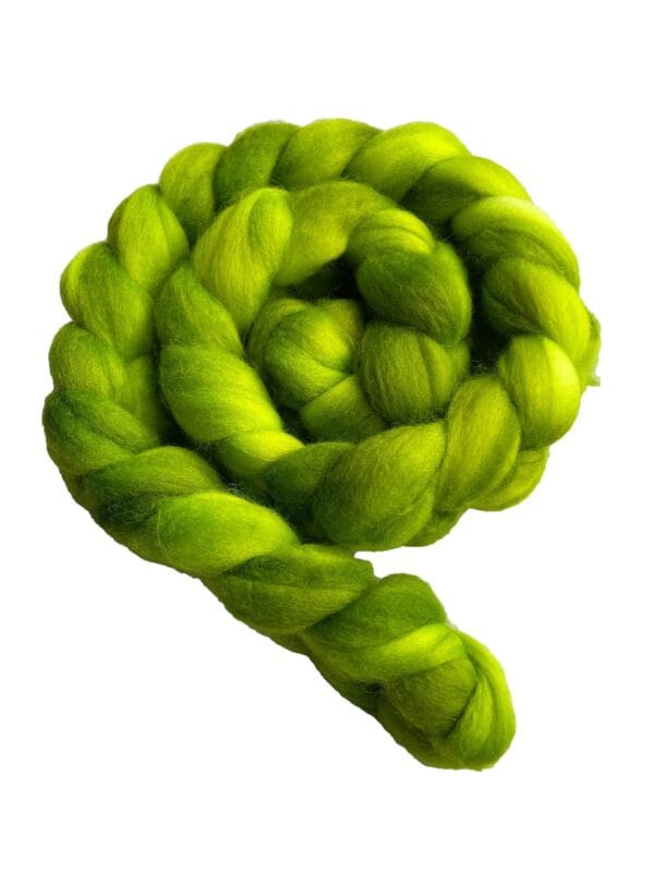 Superwash Merino lontwol – Radioactief groen