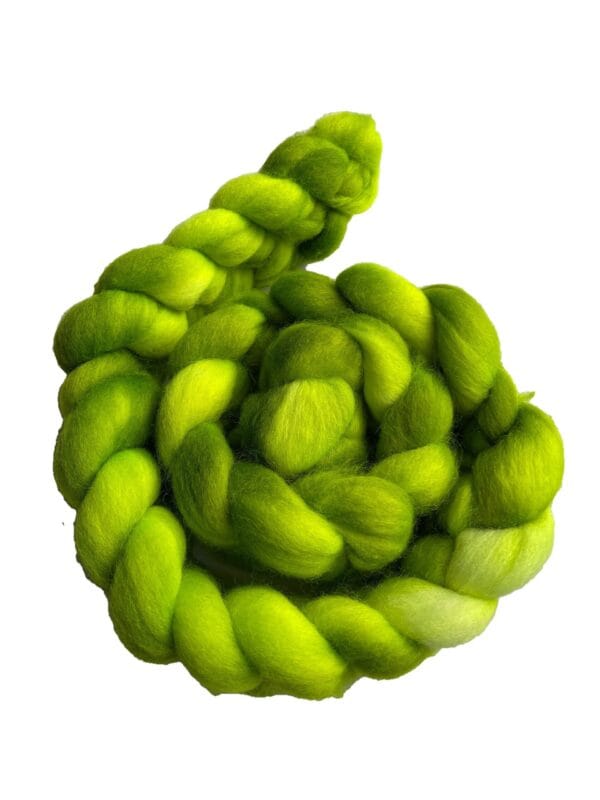 Superwash Merino lontwol – Radioactief groen