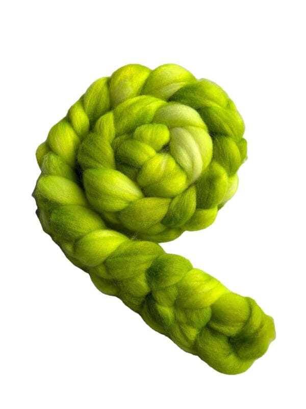 Superwash Merino lontwol – Radioactief groen