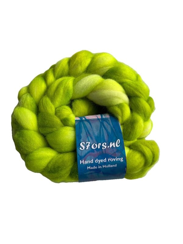 Superwash Merino lontwol – Radioactief groen