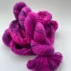Berry Juice – Bright Pink Hand-Dyed Single-Ply Sock Yarn