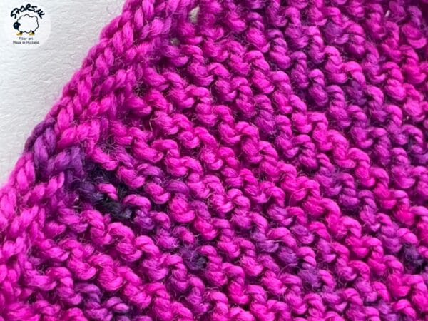 Handgeverfd superwash Merino en nylon DK gewicht garen "Berry Juice".