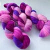il_fullxfull.5983958471_bsrs.Jpg Hand-dyed Superwash Merino and Organic Nylon Sock Yarn “Electric Berries”.