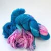 Hand-dyed Superwash Merino and Nylon Fingering Weight Yarn “Pino at the Fair”