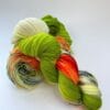 Merino yarn "It's not easy being green, orange and blue"