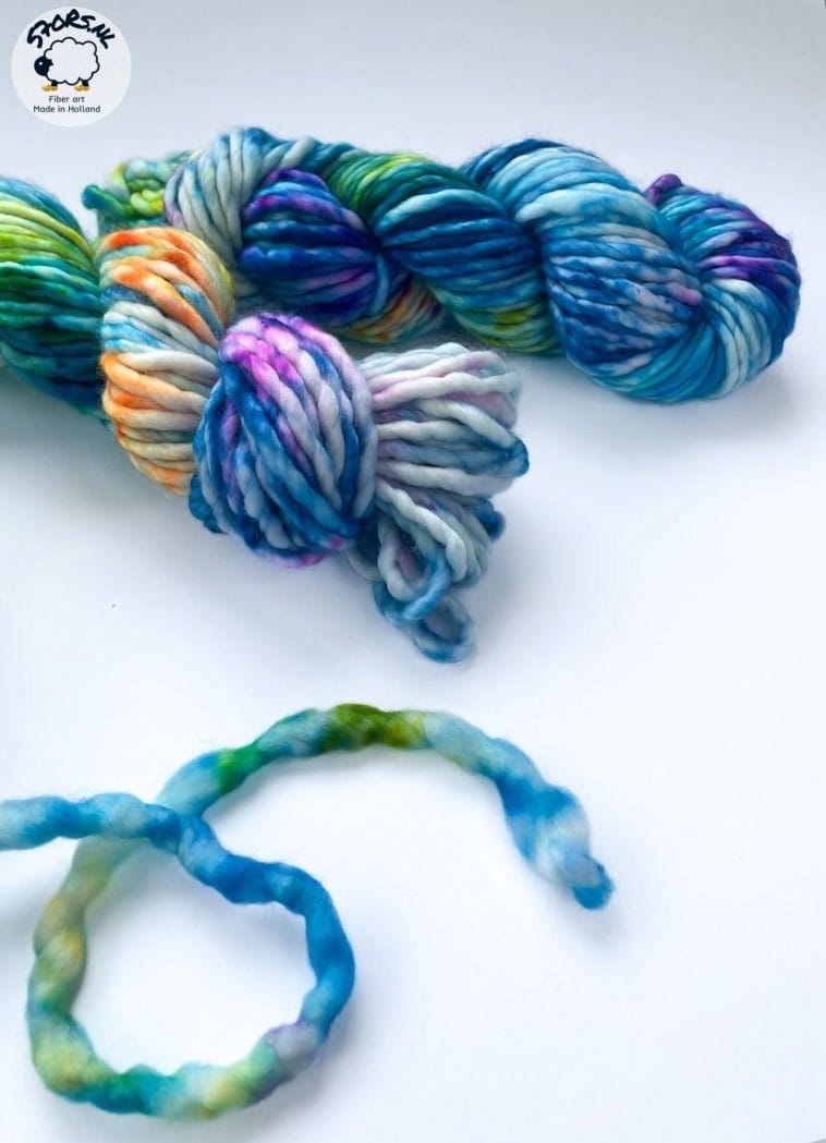Summersky – bulky merinogaren met zonnige spikkels