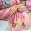 il_fullxfull.6244187896_t0uz.jpg Hand-dyed Fine 4-Ply Bouclé Effect Yarn 'Neon Speckles'.