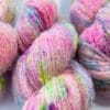 il_fullxfull.6292238395_n1dj.Jpg Hand-dyed Fine 4-Ply Bouclé Effect Yarn 'Neon Speckles'.
