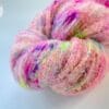 il_fullxfull.6292238437_t5x6.jpg Hand-dyed Fine 4-Ply Bouclé Effect Yarn 'Neon Speckles'.