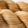 Semi solid superwash Merino yarn ‘Straw’.