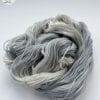 il_fullxfull.6816526694_mv7w.jpg Hand dyed superwash superfine Merino, Alpaca and mulberry silk fingering weight yarn. Ombre steel grey.