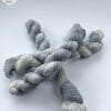 il_fullxfull.6864515773_cq2b.jpg Hand dyed superwash superfine Merino, Alpaca and mulberry silk fingering weight yarn. Ombre steel grey.