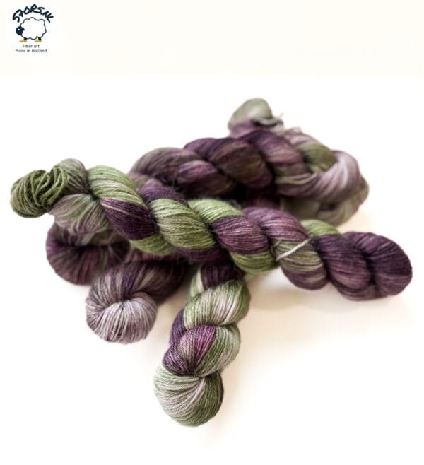 0ff6552c-8c04-4853-a566-b6cfd677a8ca Eggplant Salad - super soft sock weight yarn