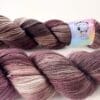 Brownie - hand-dyed merino yarn with glitter
