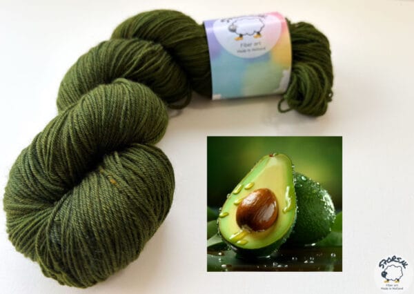 14F23E3A-BC41-4754-B819-8BA9742E0A51 Avocado – Semi-Solid Merino Yarn Full of Soft Green Charm