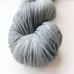 27FA8C67-42CE-4331-BF60-AD467D710DC4 Platinum Gray – Hand-Dyed Merino Yarn in a Chic Shade
