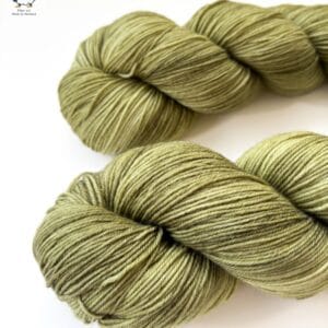 4efe3ad5-D203-4c79-9ef6-B8fba19457ba-3 Lichen - Semi-Solid Hand-Dyed Merino Yarn in Moss Green
