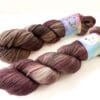 Brownie - hand-dyed merino yarn with glitter
