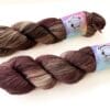 Brownie - hand-dyed merino yarn with glitter