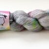 A1e6158d-2b0c-4c9f-9080-222c222f04c8 Gray with Neon Speckles - Hand-Dyed Merino Single Ply Yarn