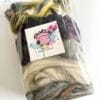 Colorful Gift Bag - 100 Grams of Roving Wool  Fibers