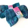 Met de hand geverfde Sock blank Aqua