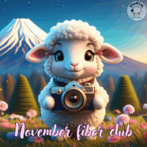 November Fibre Club – Japan 🌸 3x50g handgeverfde lontwol