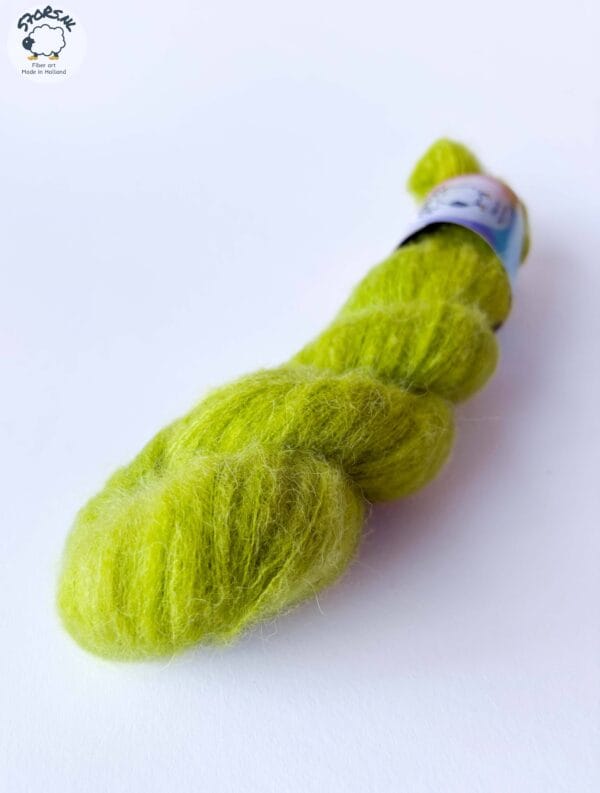 6BF7C773-4C95-46F7-9B24-5E478519E37A Fluff Lace Yarn - Chartreuse