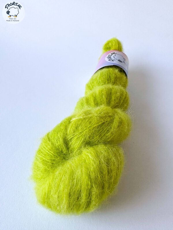 9DF143A1-464E-469B-B784-58C7BCCE66FB Fluff Lace Yarn - Chartreuse
