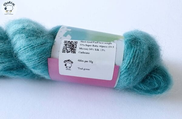 AE11EC56-83D1-49C8-844E-D2ED5F42C6D3 Fluff lace garen - Teal green