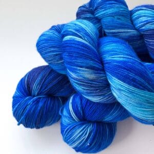 The Blues – Hand-dyed Yarn in Vibrant Shades of Blue