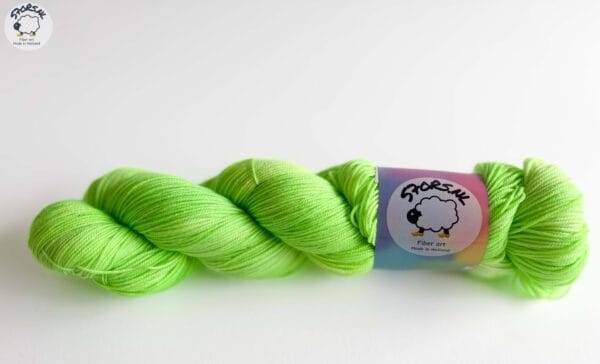 Neon Chartreuse – Fluorescent Yarn in Lime Green