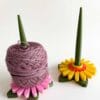 3D-printed Flower-Themed Yarn Holders