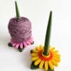 3D-printed Flower-Themed Yarn Holders