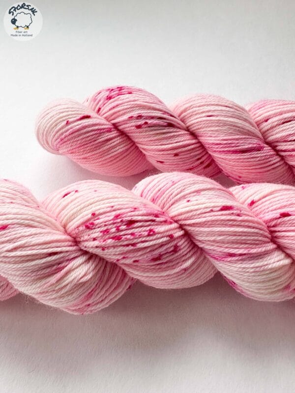 Sakura Blush – soft pink yarn with a touch of spring