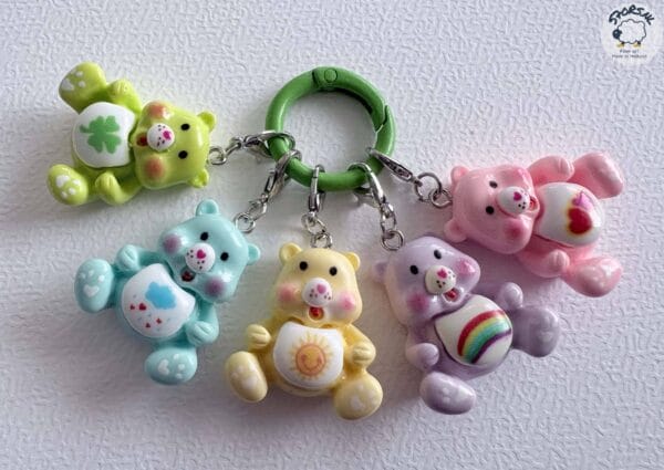 “Lucky Bears” Steekmarkeerders, Set van 5