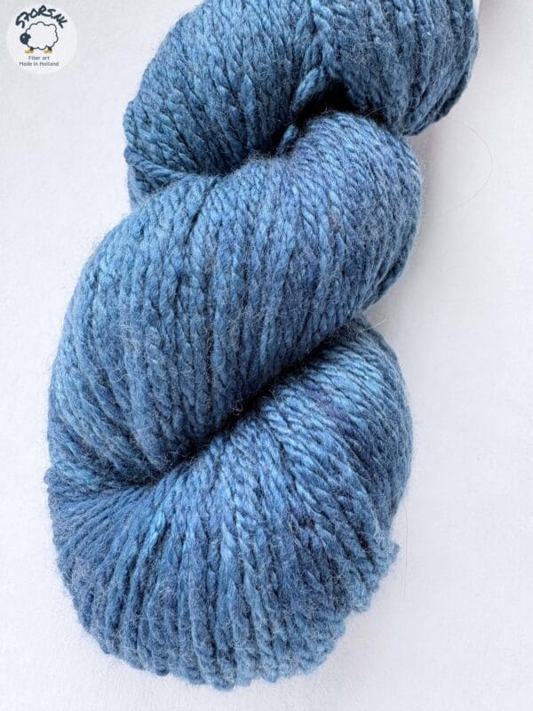 Denim – Merino & moerbeizijde Aran