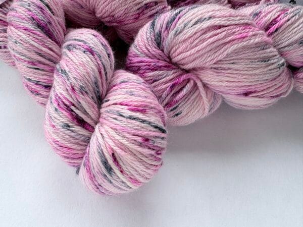 Flamingo – Merino & Mulberry Silk Aran