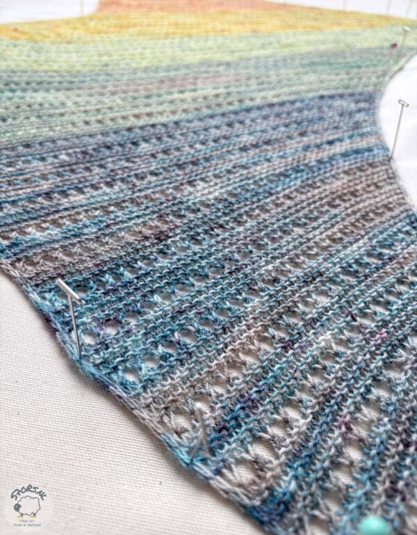 47B405A9-7D38-4DC7-B865-1D66E2684BB9 Magic Ball Dune Path, hand-dyed yarn story cake